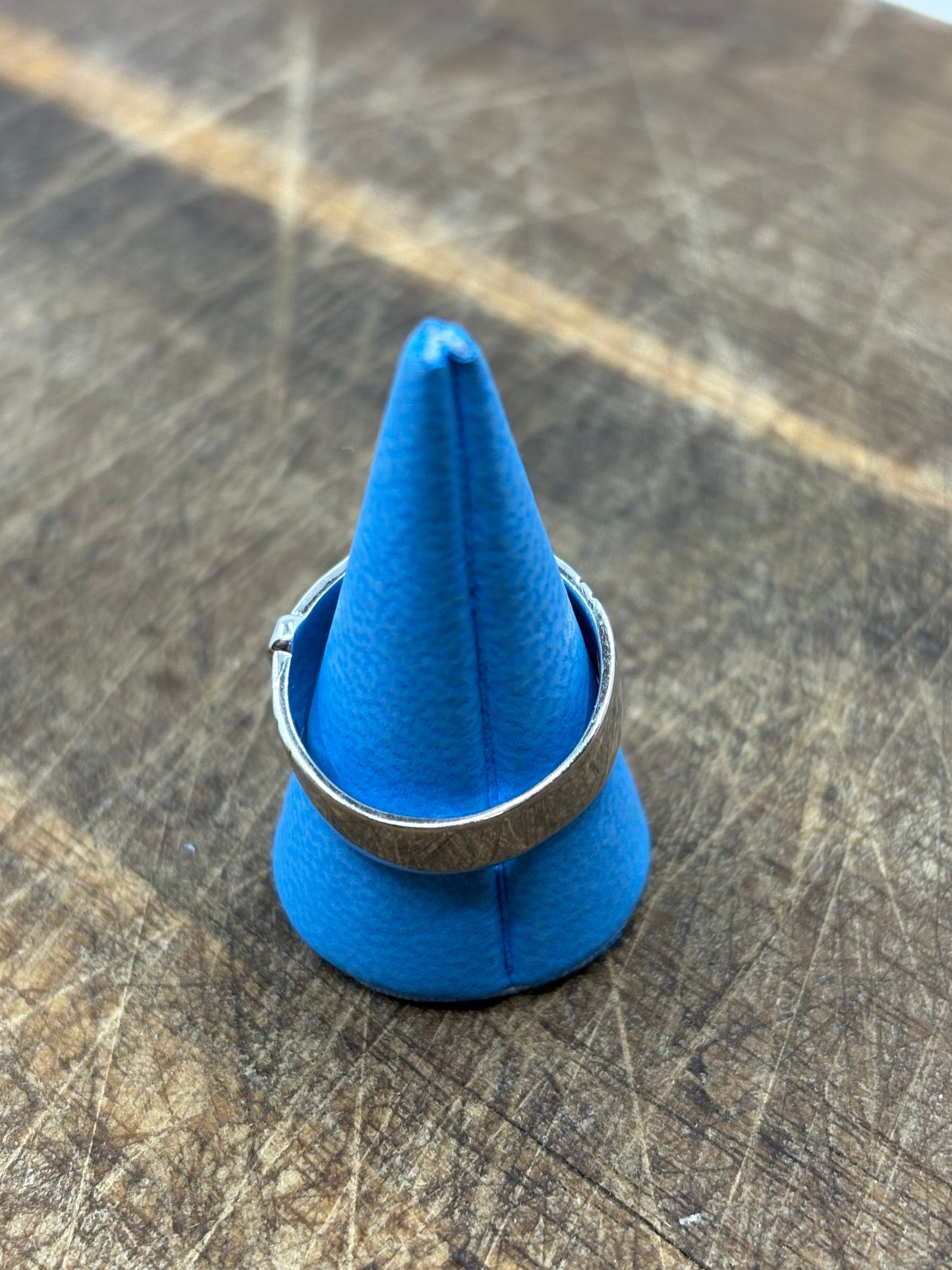 Buckle ring solid silver