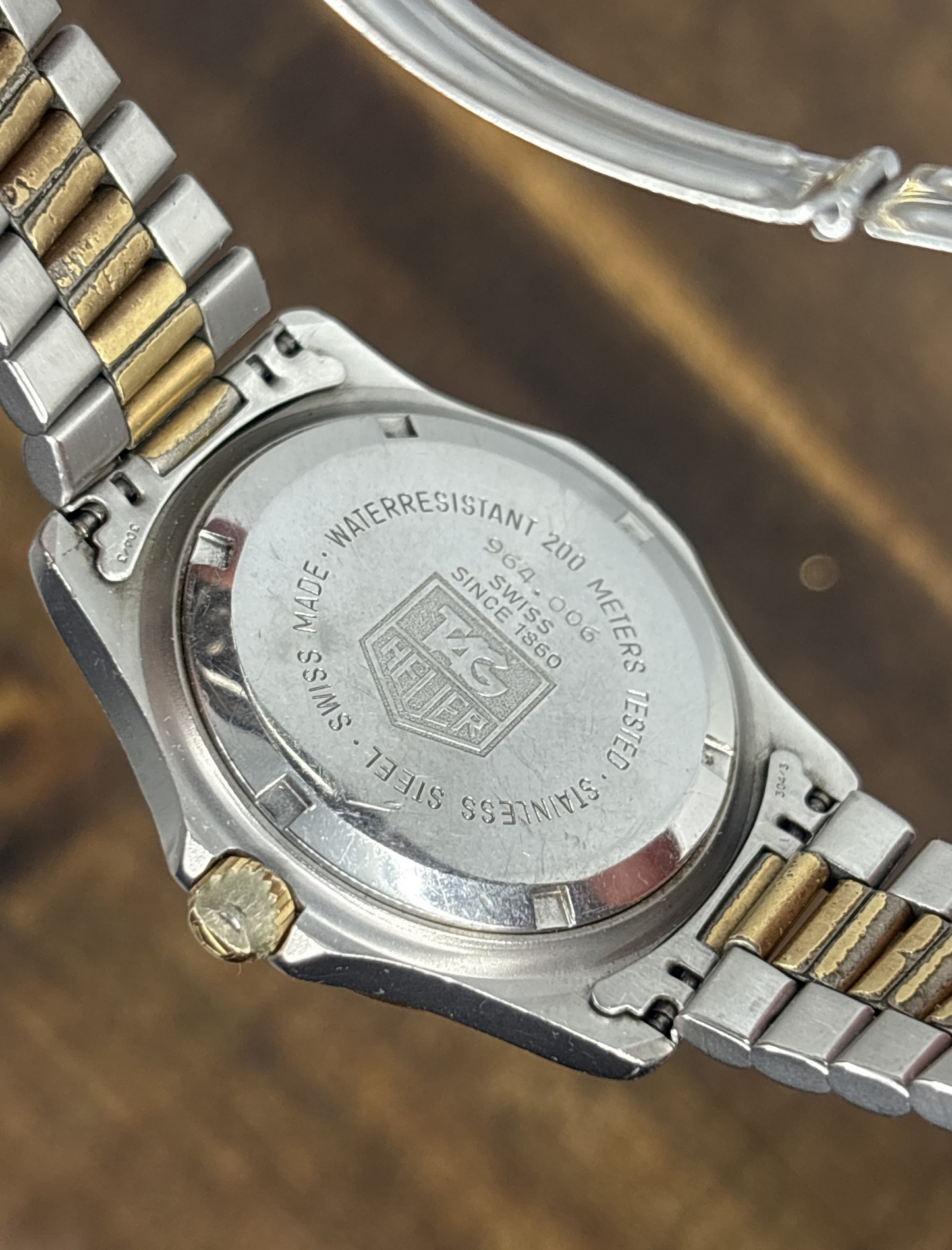 Vintage TAG Heuer 2000 Professional Quartz Two-Tone Diver Watch – 200M – Swiss Made