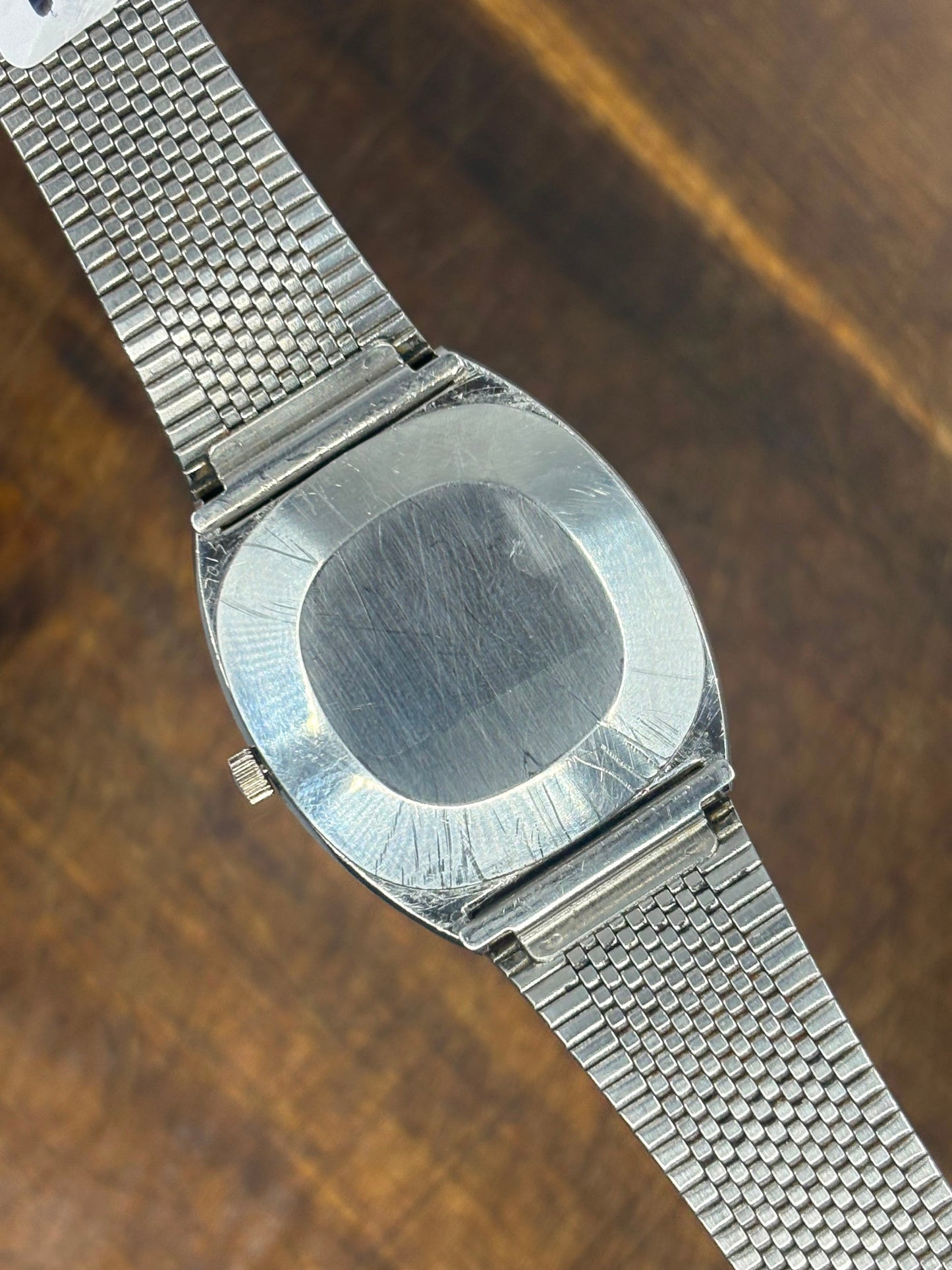 Vintage Omega De Ville Quartz Stainless Steel Watch | White Dial | Date | Swiss Made