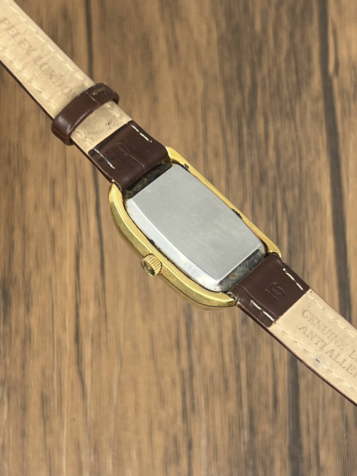 Vintage Omega De Ville Automatic Watch | Brown Dial Gold Tone Oval Case Swiss