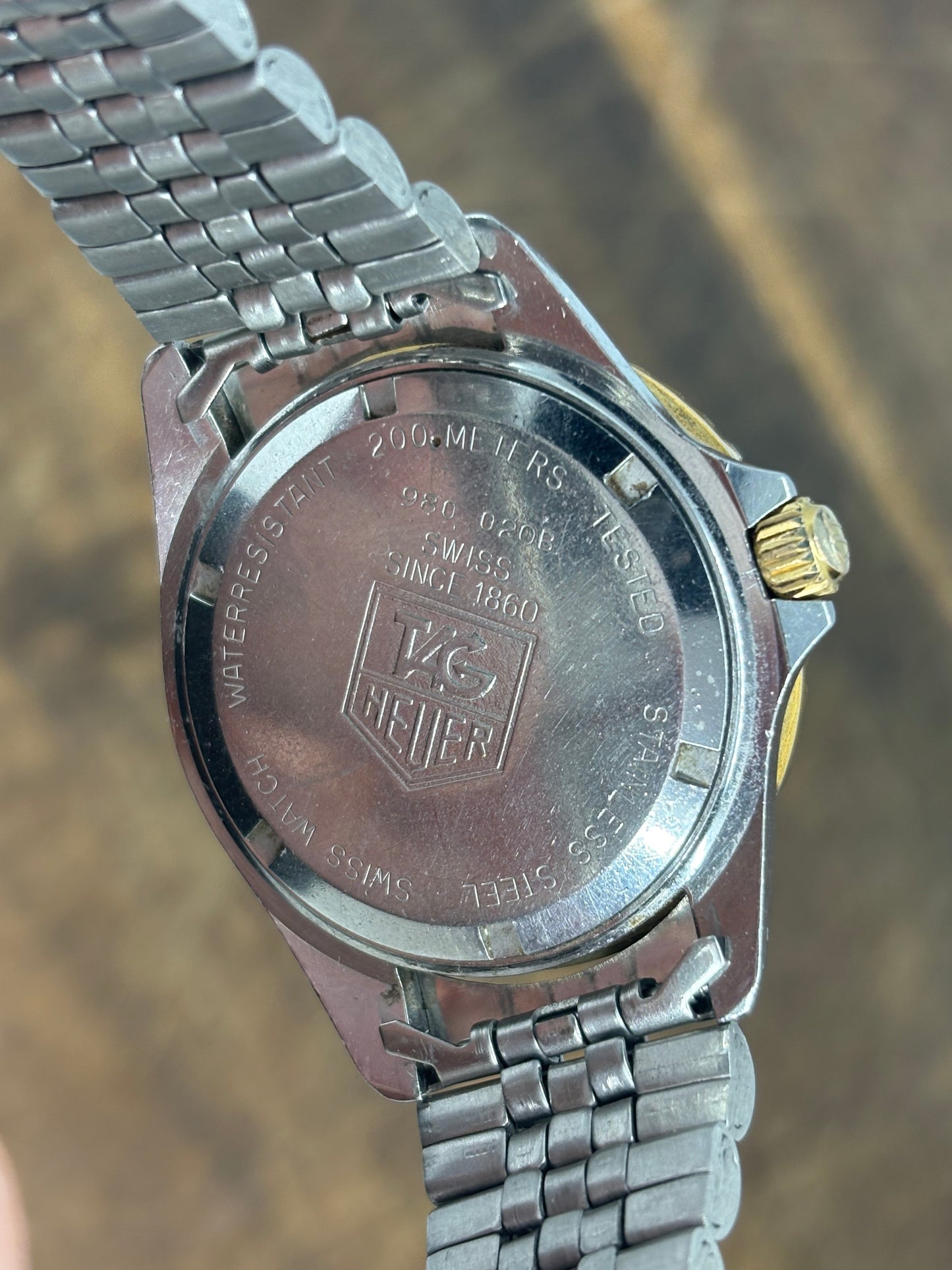 TAG Heuer 1000 Professional Quartz Diver – Black Dial – 200m – Classic Two Tone