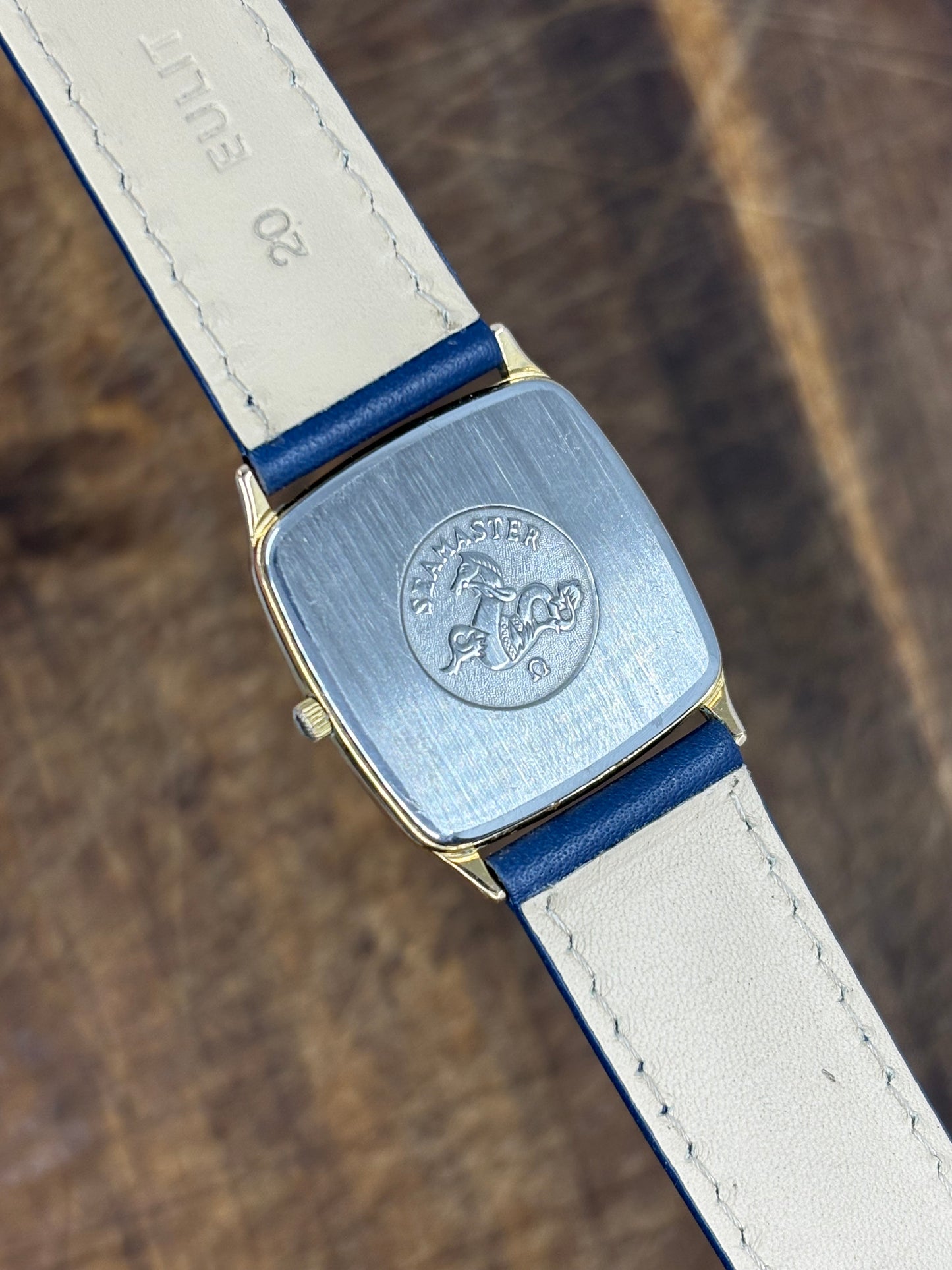 Omega Seamaster Quartz – Square Gold Case – Vintage Swiss Elegance