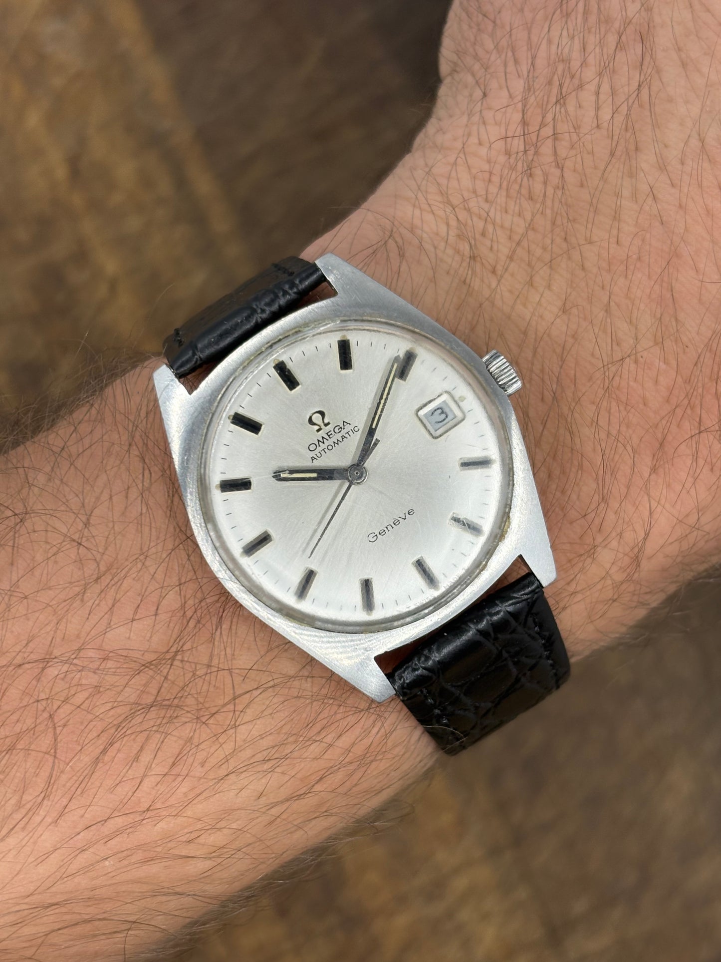 Omega Genève Automatic – Silver Dial – Vintage