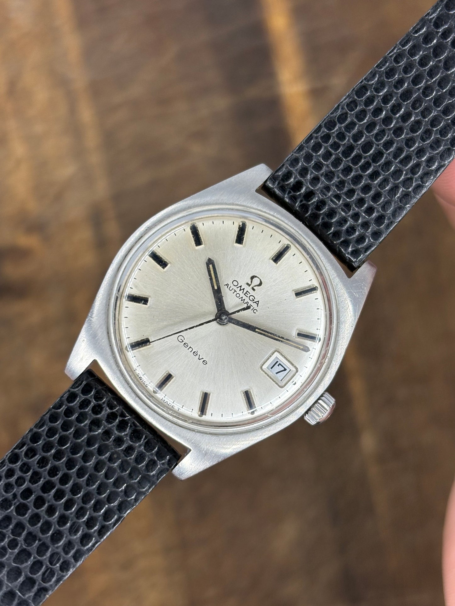 Omega Genève Automatic | Vintage 1970s Swiss Watch | Silver Dial | Serviced