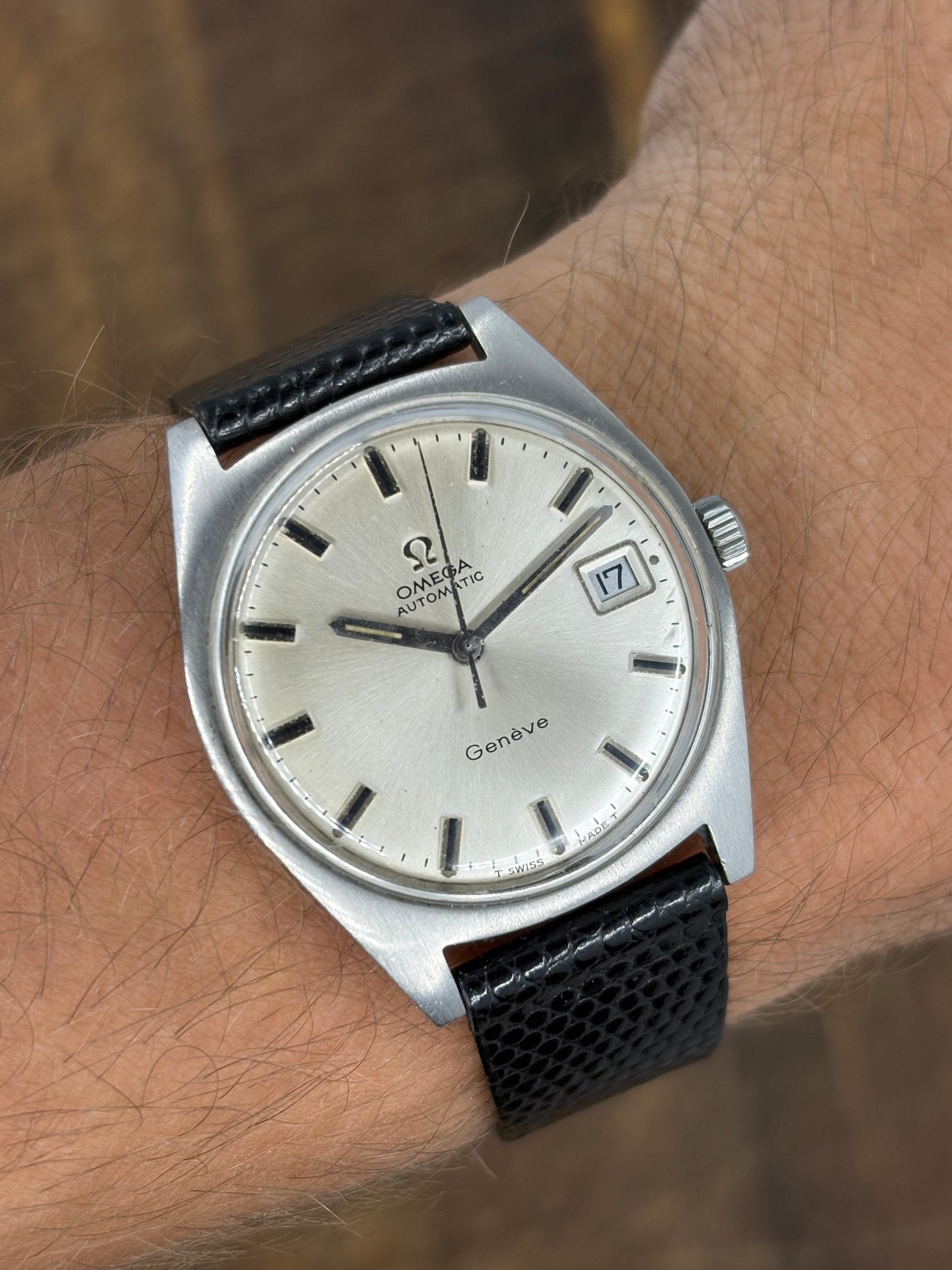 Omega Genève Automatic | Vintage 1970s Swiss Watch | Silver Dial | Serviced