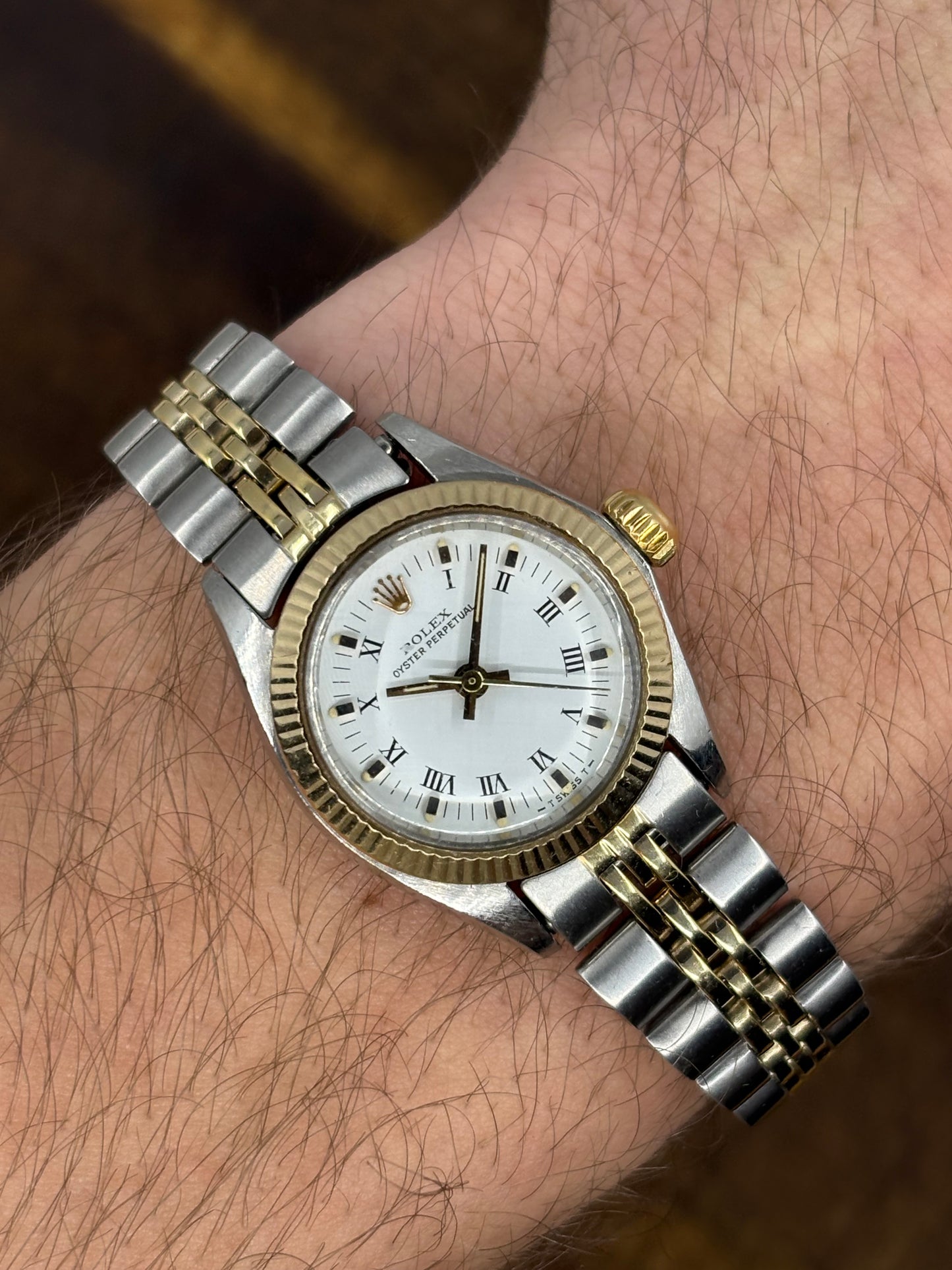 Rolex Oyster Perpetual Ladies Two-Tone