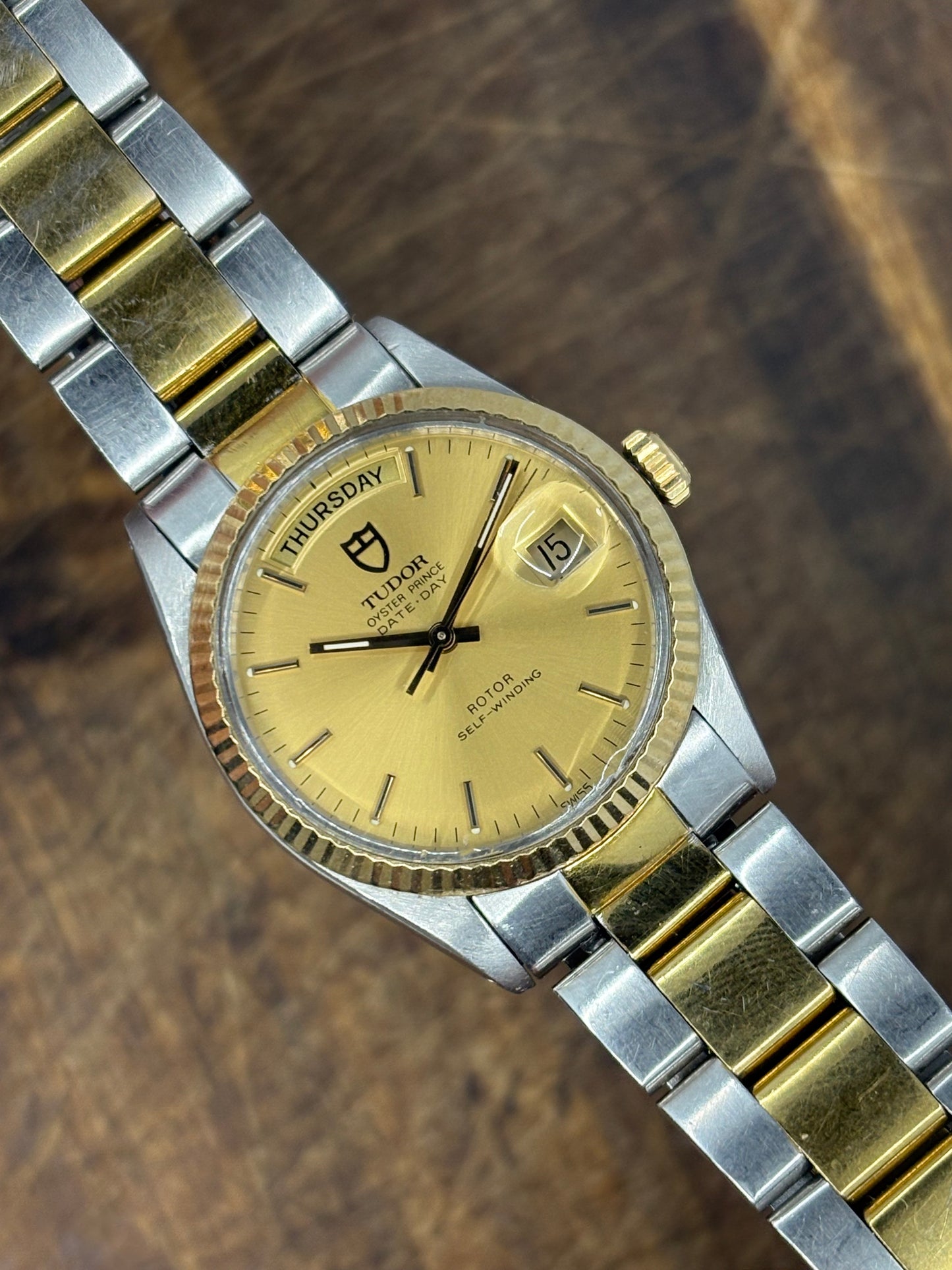 Tudor Oyster Prince Date+Day Automatic – Two-Tone – Vintage