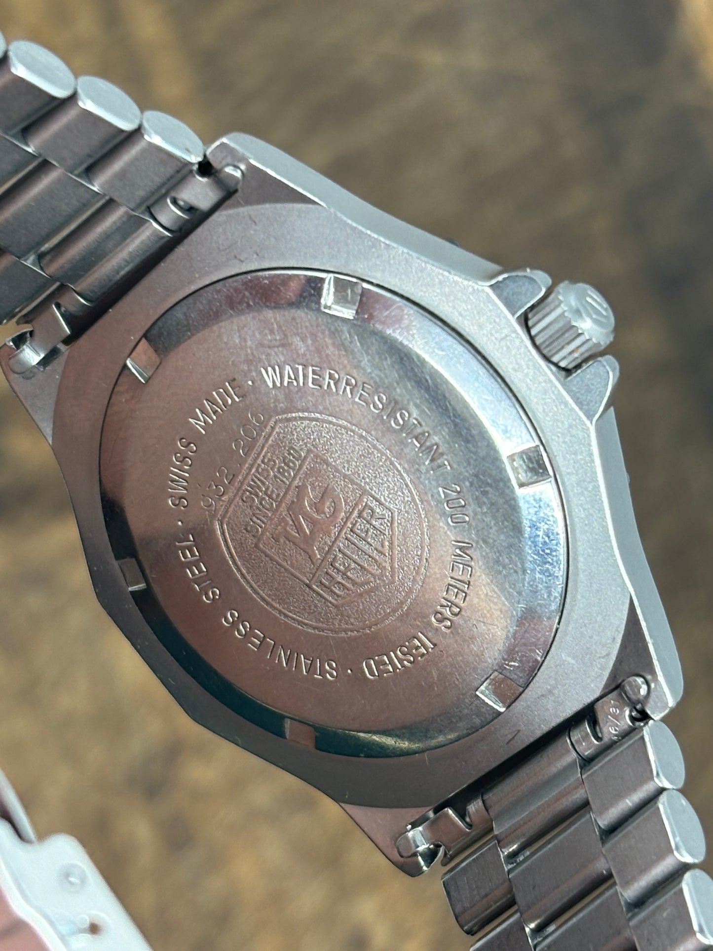 TAG Heuer 3000 Quartz Dive Watch – 200m Professional, Grey Dial, 1980s Watch
