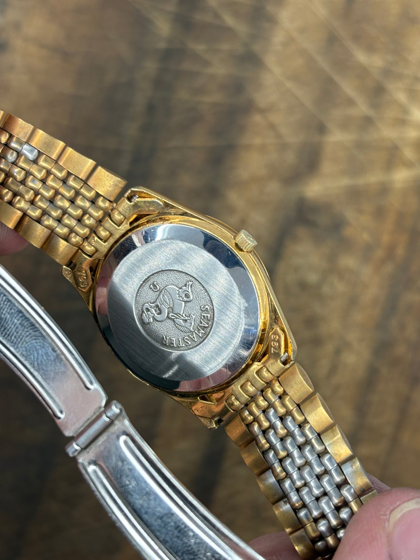 Omega Seamaster Auto– Rare Helvetia Special Edition – Vintage Gold Tone Watch