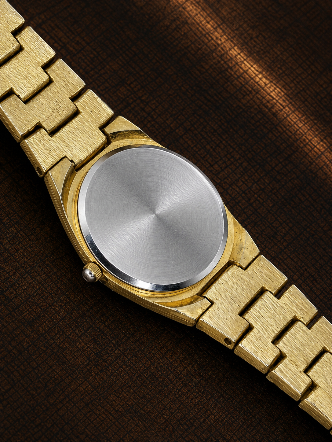 Vintage Citron International Ladies Quartz Watch | Gold & Silver Tone Jewellery Watch | Textured Bracelet | Statement Dress Watch