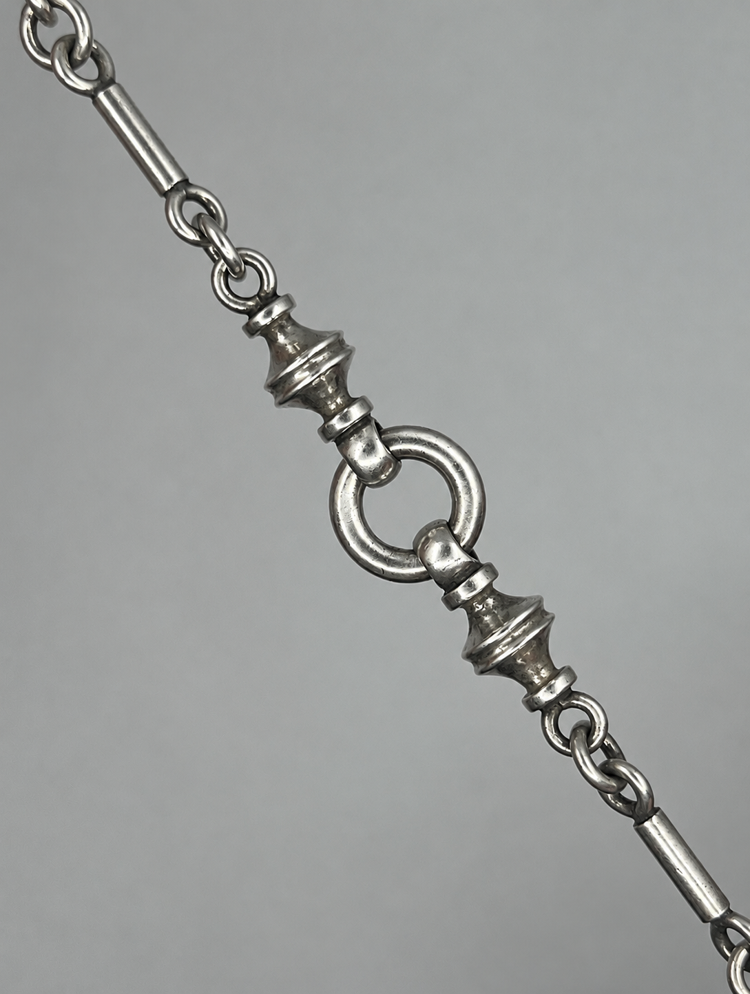 925 Sterling Silver Vintage Albert-Style Bracelet