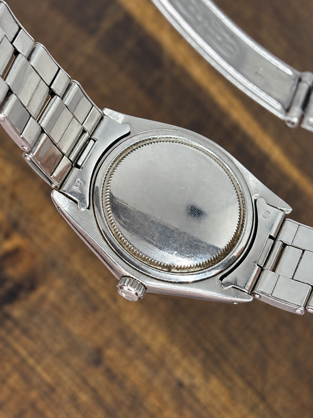 Vintage Rolex Oysterdate Precision – Stainless Steel – Grey Patina Dial – Oyster Bracelet