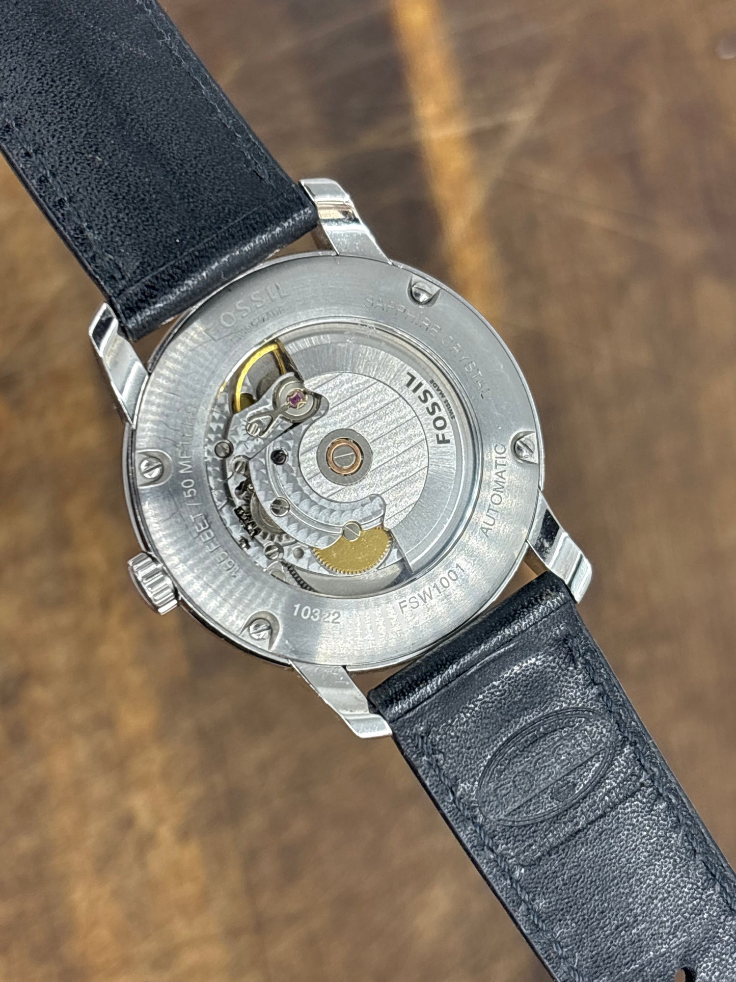 Fossil Automatic – Swiss Made, Black Dial
