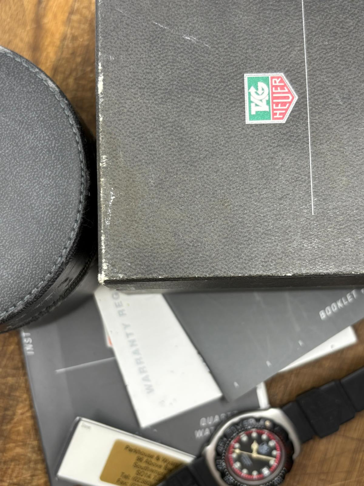 TAG Heuer 3000 Professional – Black/Red Diver Quartz