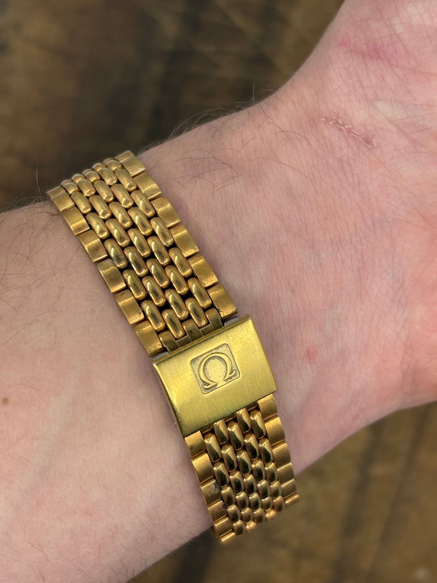 Omega Seamaster Auto– Rare Helvetia Special Edition – Vintage Gold Tone Watch