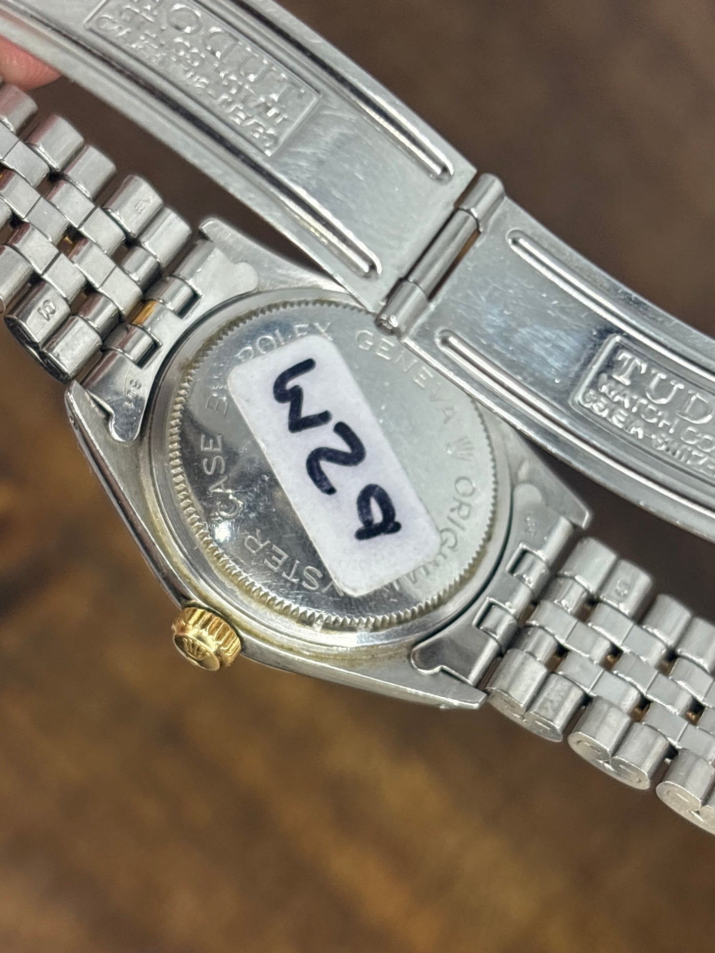 Tudor Prince Oysterdate Rotor Automatic 18k gold bezel