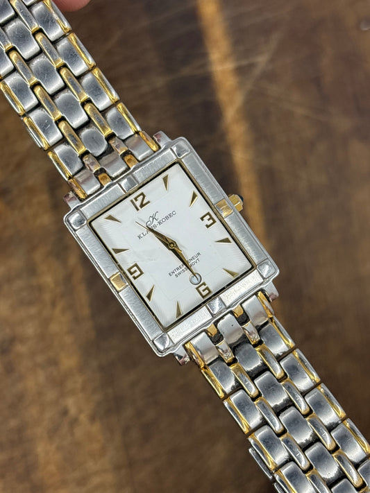 Klaus Kobec Quartz – Rectangular Two-Tone