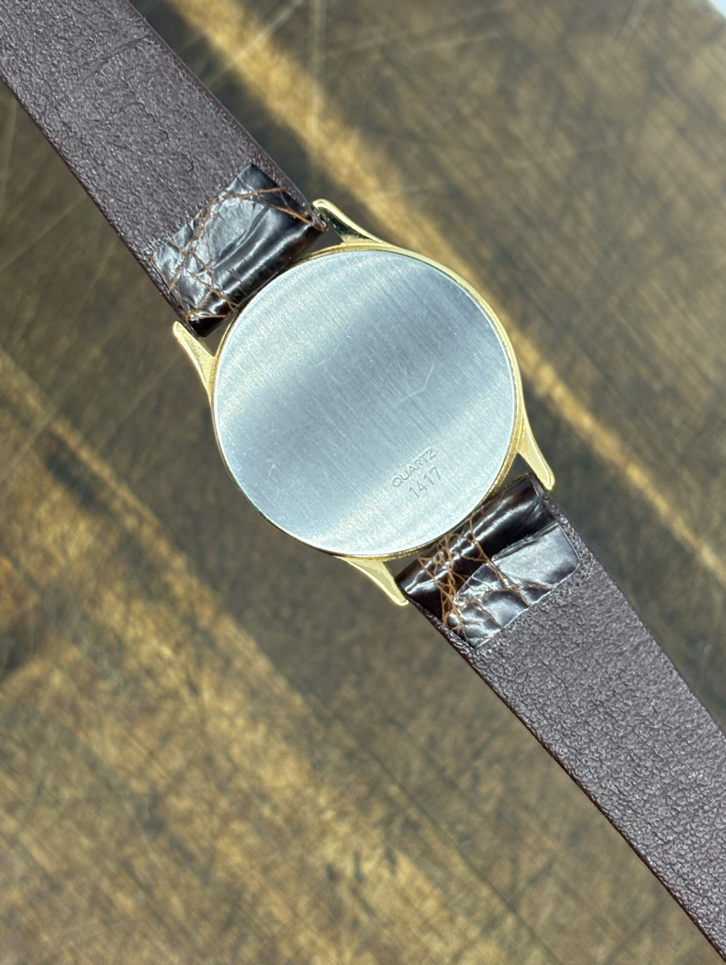 Vintage Omega De Ville Gold Dial Manual Wind Dress Watch