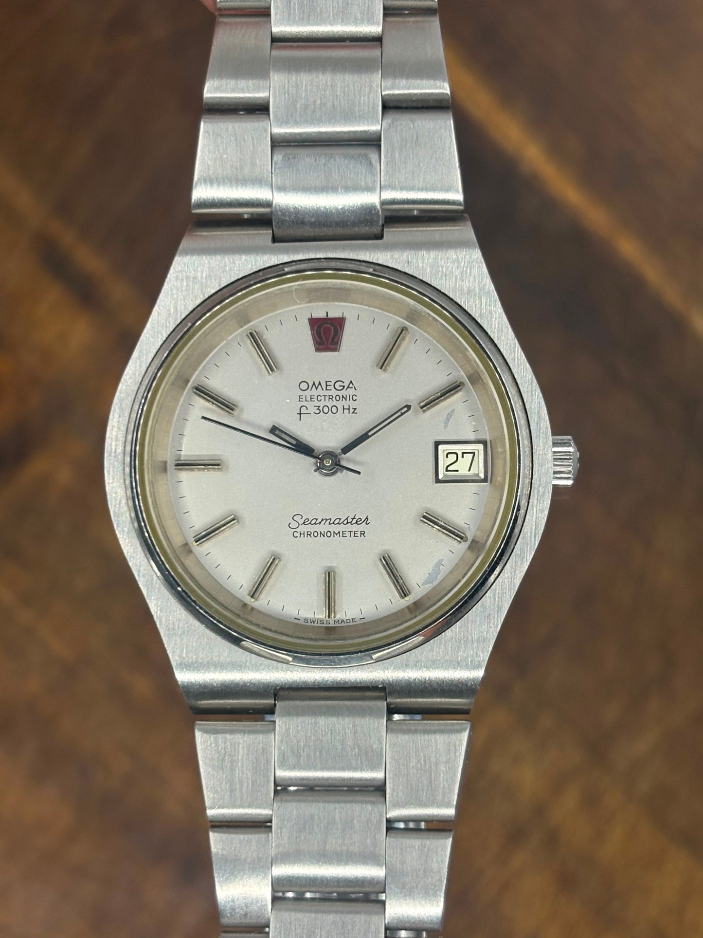 Vintage Omega Seamaster Electronic f300 Hz Chronometer | Stainless Steel | Date | Swiss Made