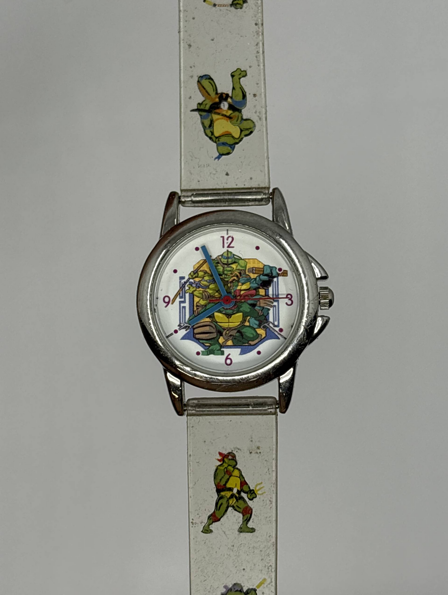 Vintage Teenage Mutant Ninja Turtles Quartz Watch | TMNT Character Dial | Children's Collectible Wristwatch