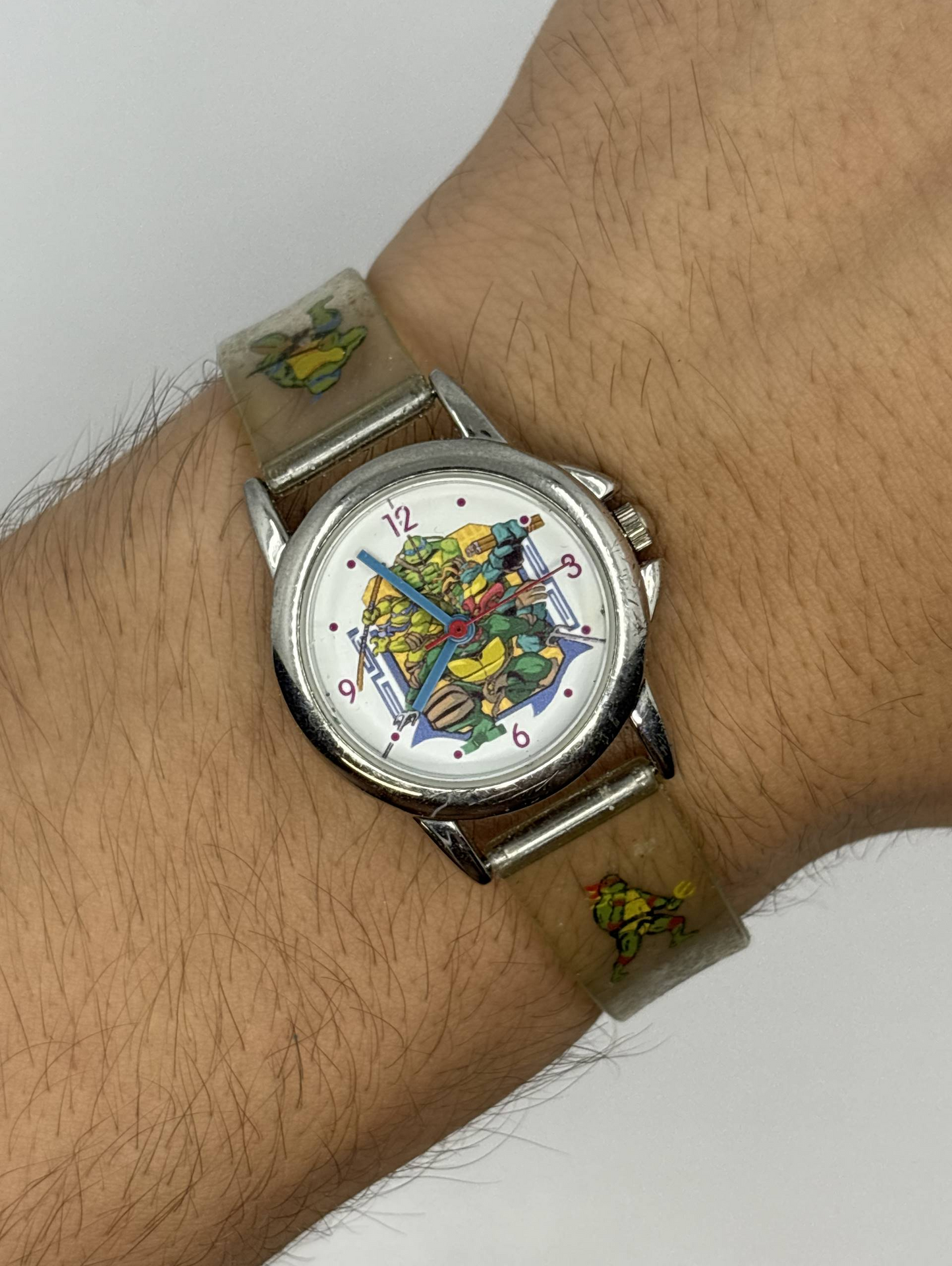 Vintage Teenage Mutant Ninja Turtles Quartz Watch | TMNT Character Dial | Children's Collectible Wristwatch