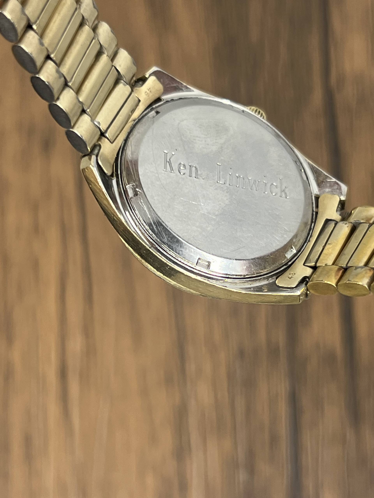 Vintage Omega Electronic F300 Chronometer Watch | Gold Tone Date Bracelet Swiss