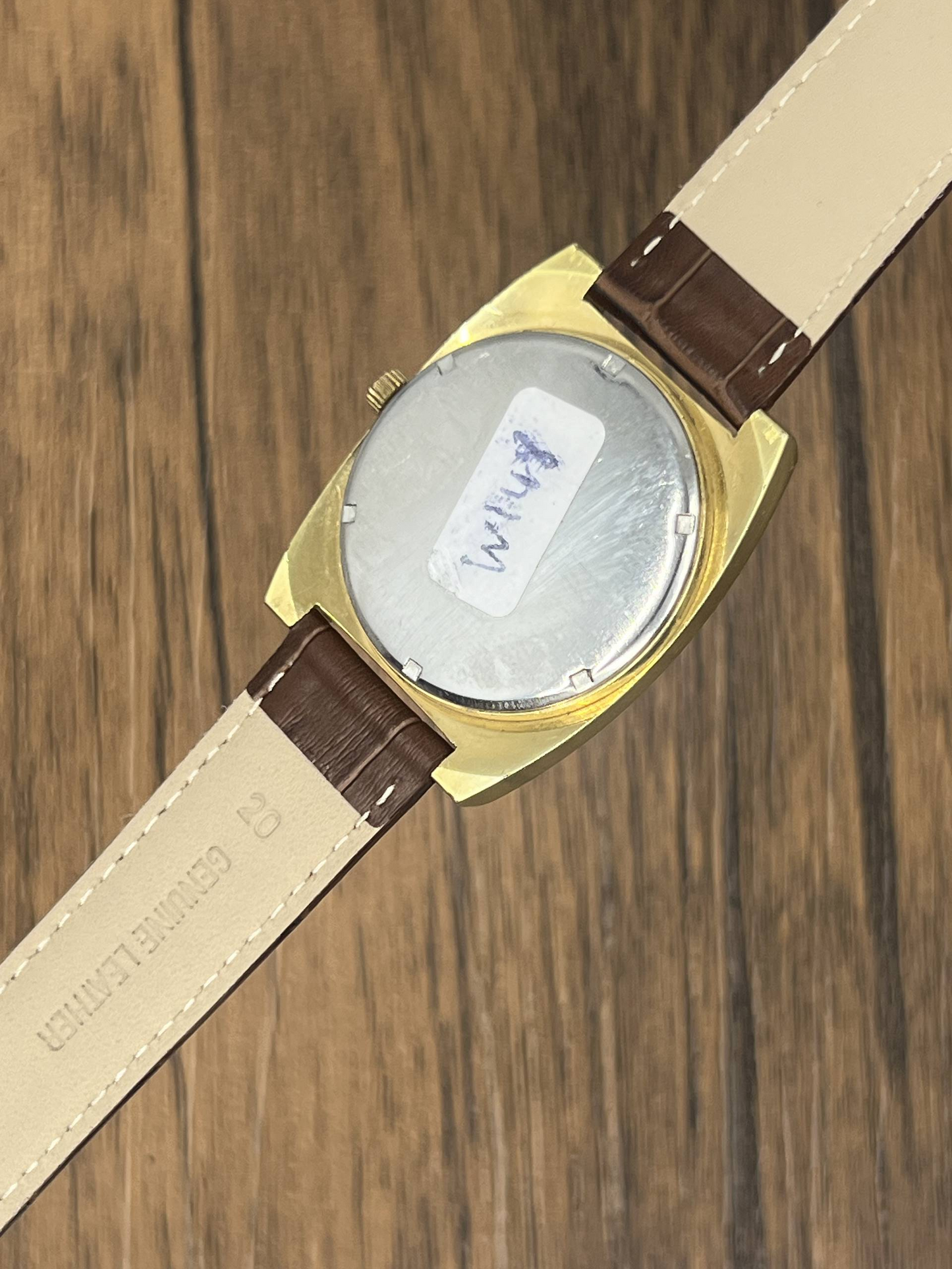 Vintage Omega Seamaster Automatic Date Watch | Gold Tone Cushion Case Swiss