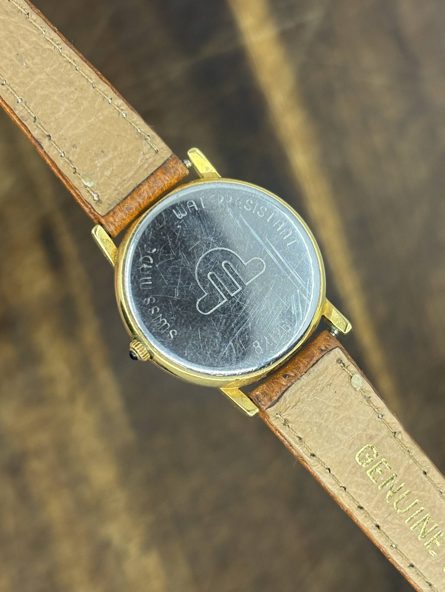 Vintage Maurice Lacroix Gold Tone Quartz Watch | White Dial Date Swiss Made
