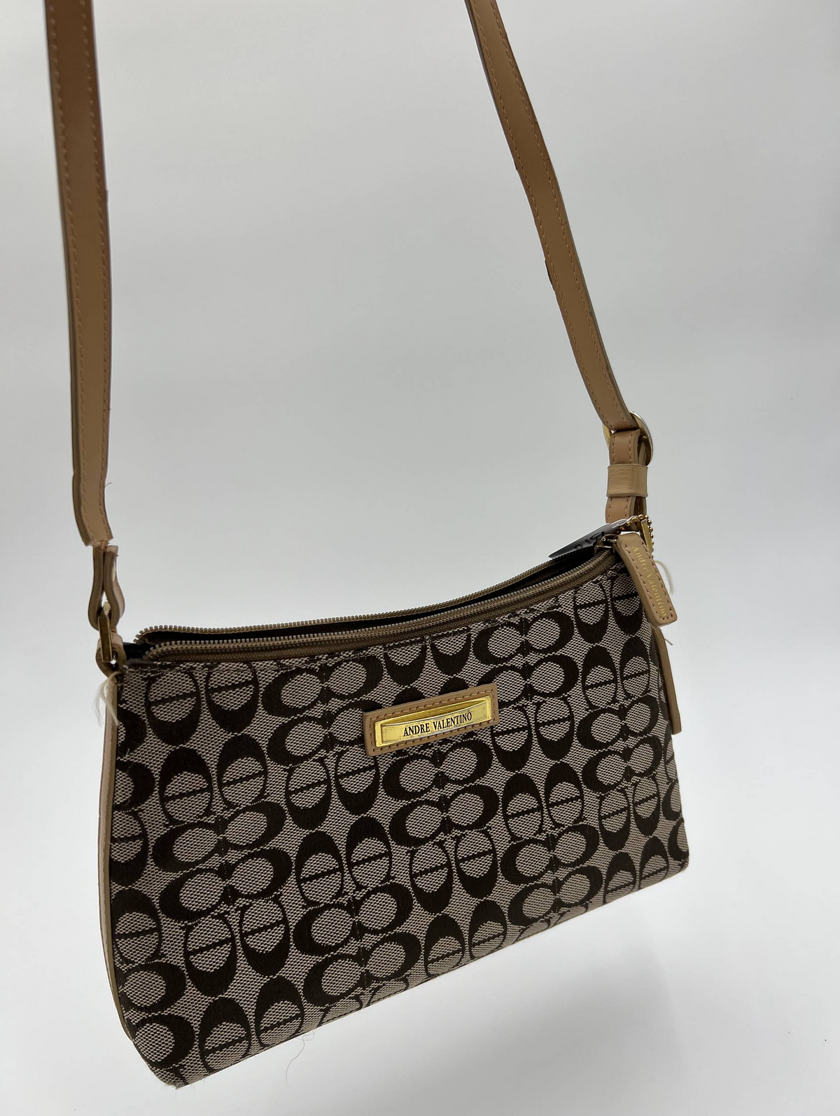 Vintage Valentino Monogram Wristlet Bag