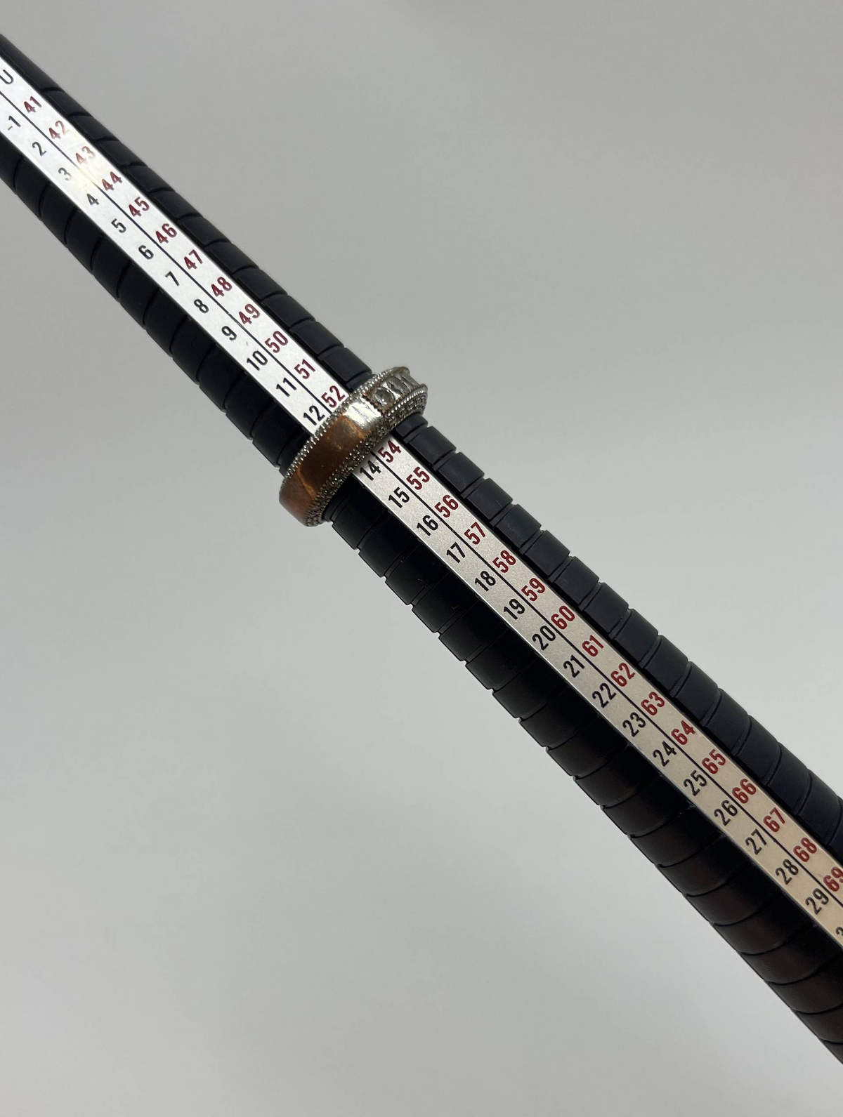 925 Sterling Silver Clear Stone Eternity Band Ring – Milgrain Edge Design
