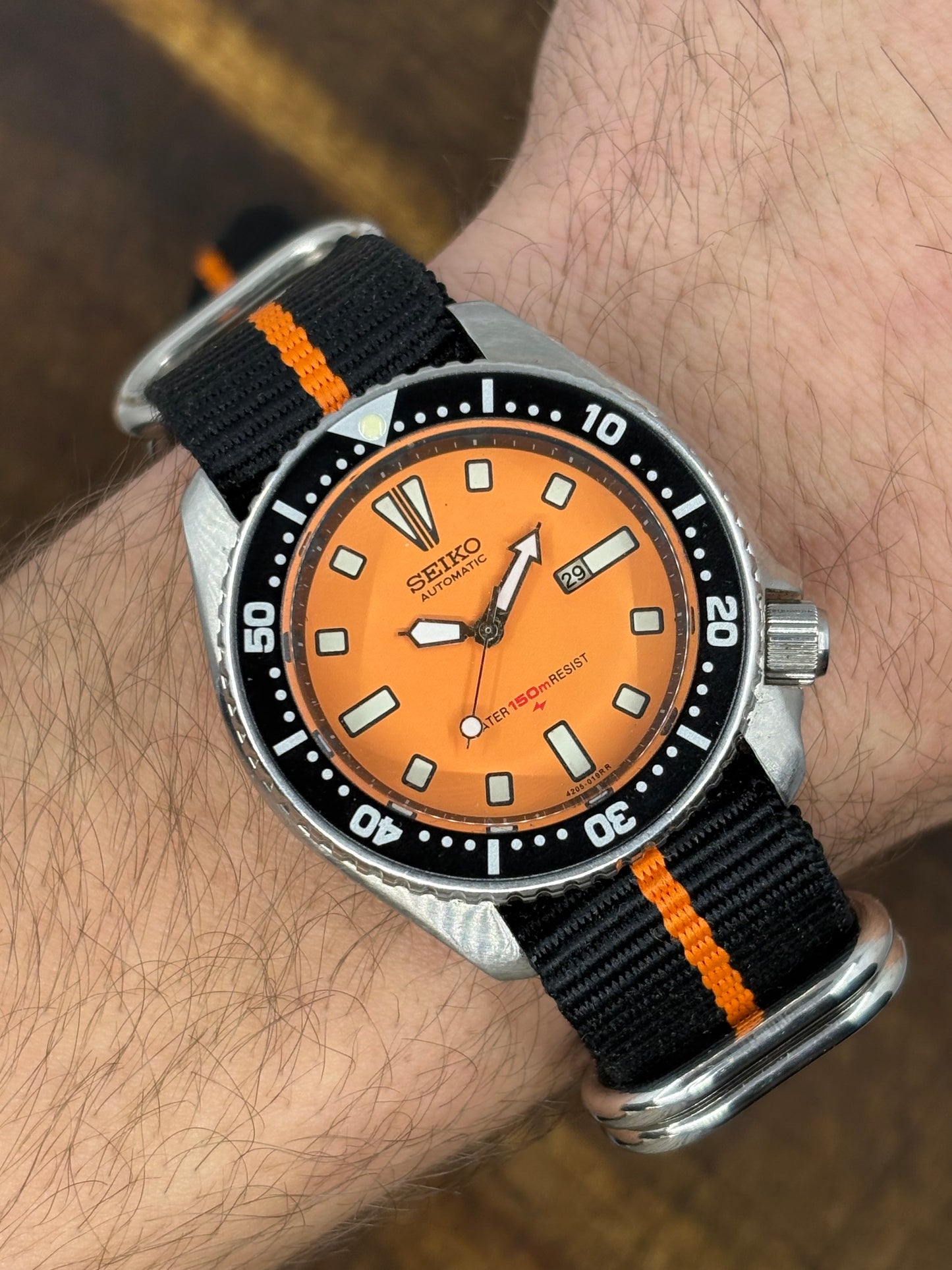 Seiko Automatic Diver – Orange Dial