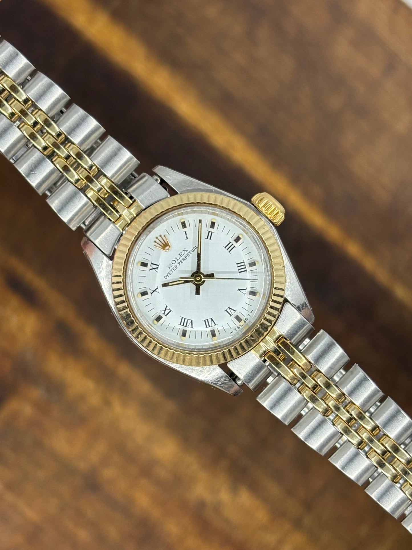 Rolex Oyster Perpetual Ladies Two-Tone