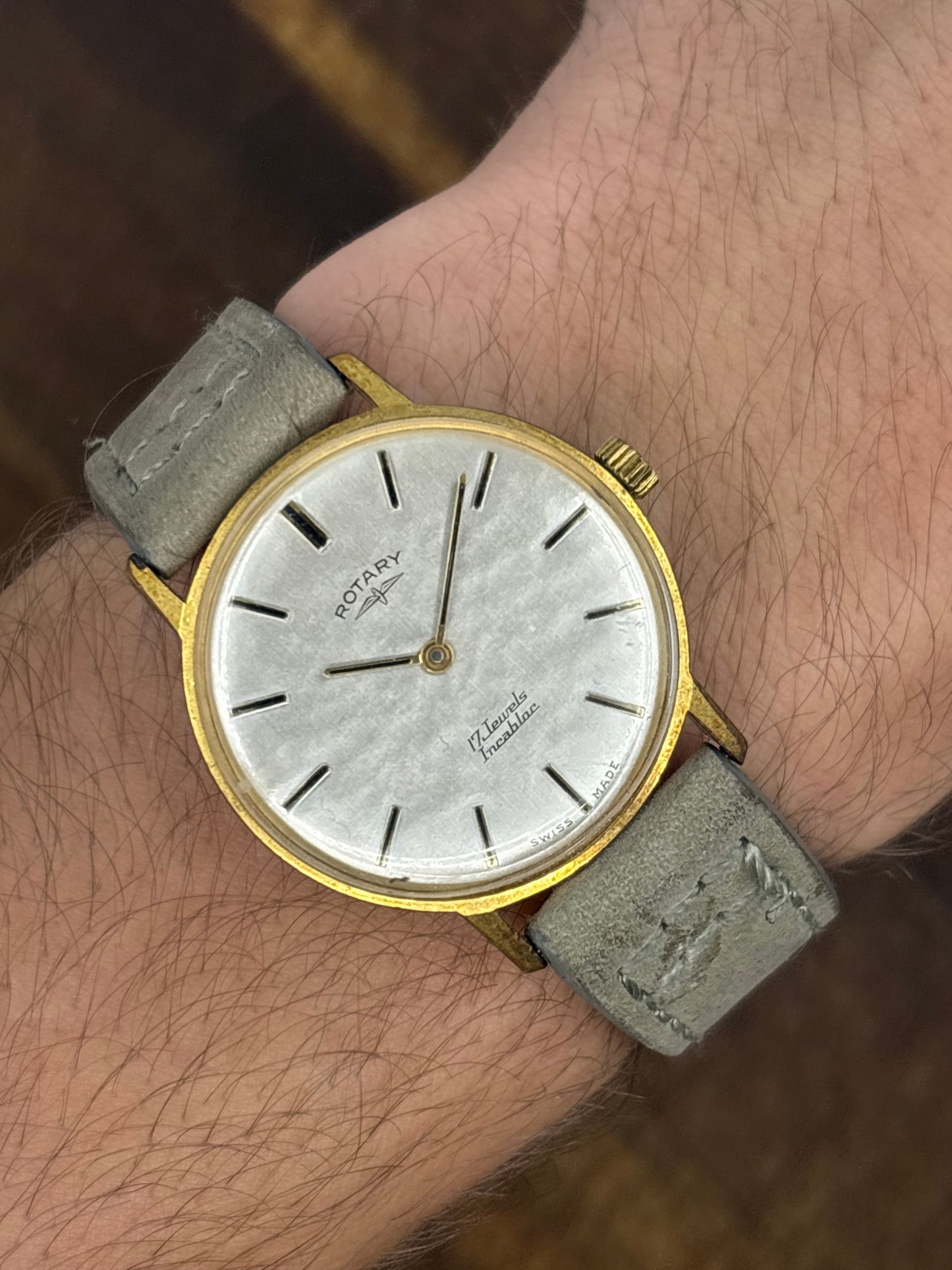 Vintage Rotary 17 Jewels Incabloc Dress Watch