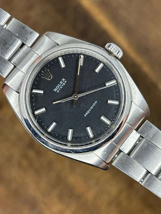Rolex Oyster Precision – Black Dial (Manual Wind)
