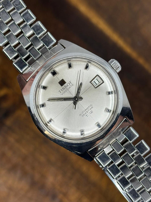Vintage Tissot Visodate Seastar T.12 Automatic – Silver Dial