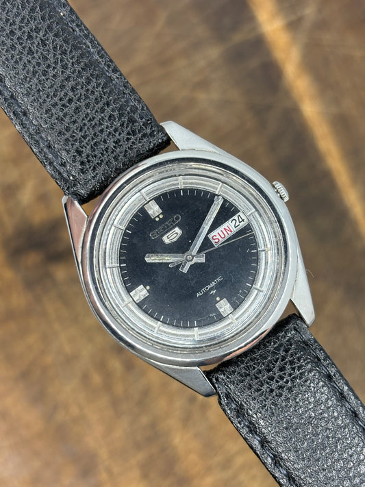 Seiko 5 Automatic – Black Dial – Vintage