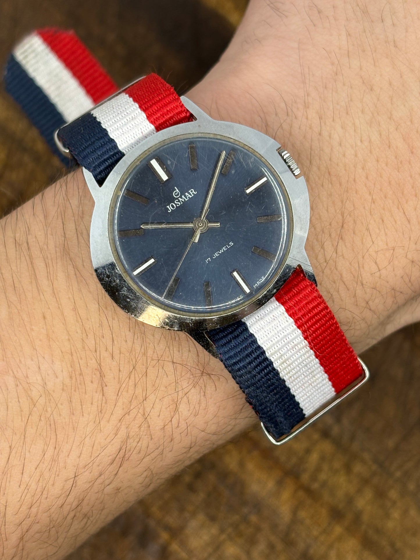 Josmar 17 Jewel Vintage Mechanical Watch