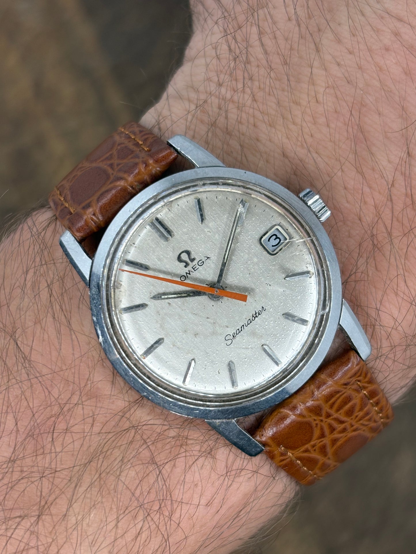 Omega Seamaster Automatic with a DYNAMIC Orange hand – Vintage