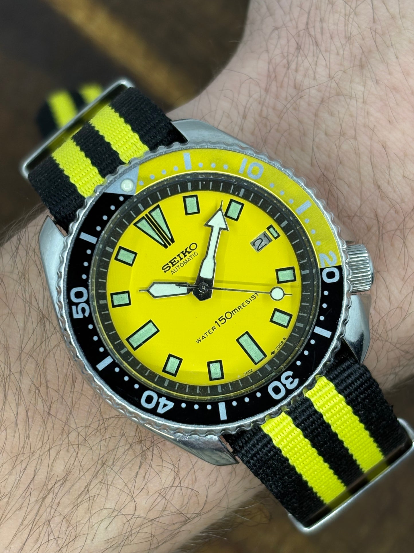 Seiko Automatic Diver – Yellow Dial
