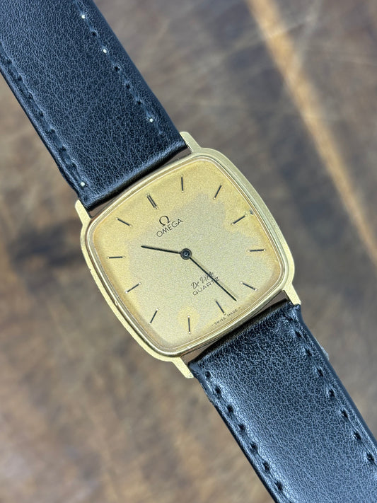 Omega De Ville Quartz – Square Gold Tone – Vintage
