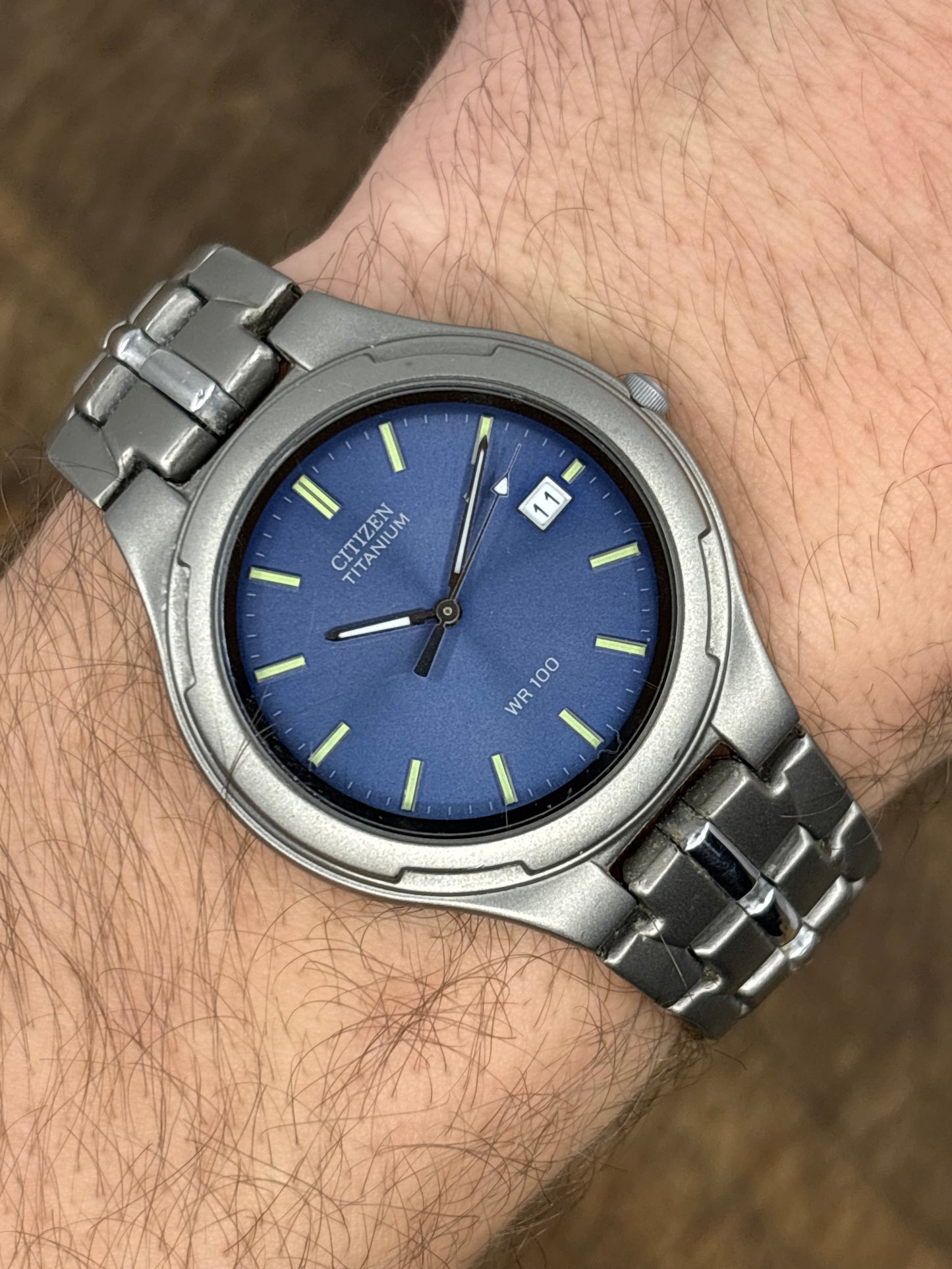 Citizen Titanium Quartz – Blue Dial