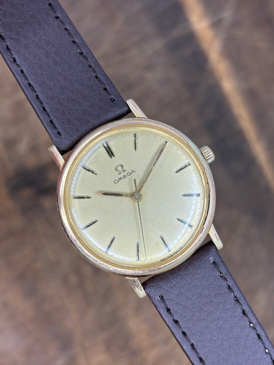 Omega Manual Wind Dress Watch – Gold Tone – Vintage