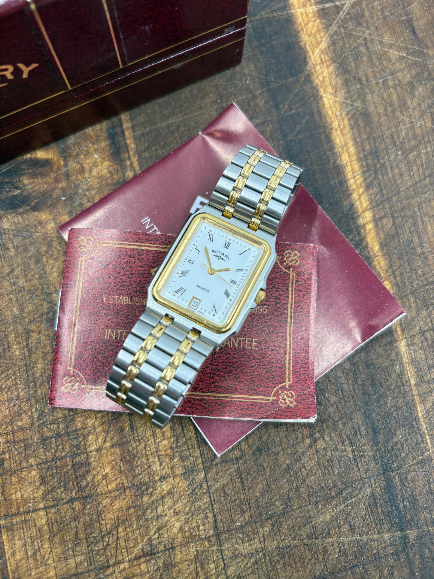 Rotary Quartz Dress Watch – Two-Tone (Box & Papers)