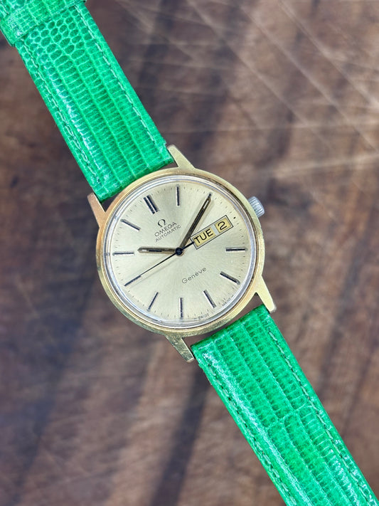 Omega Genève Automatic – Gold-Tone Day-Date – Ref. 166.0117