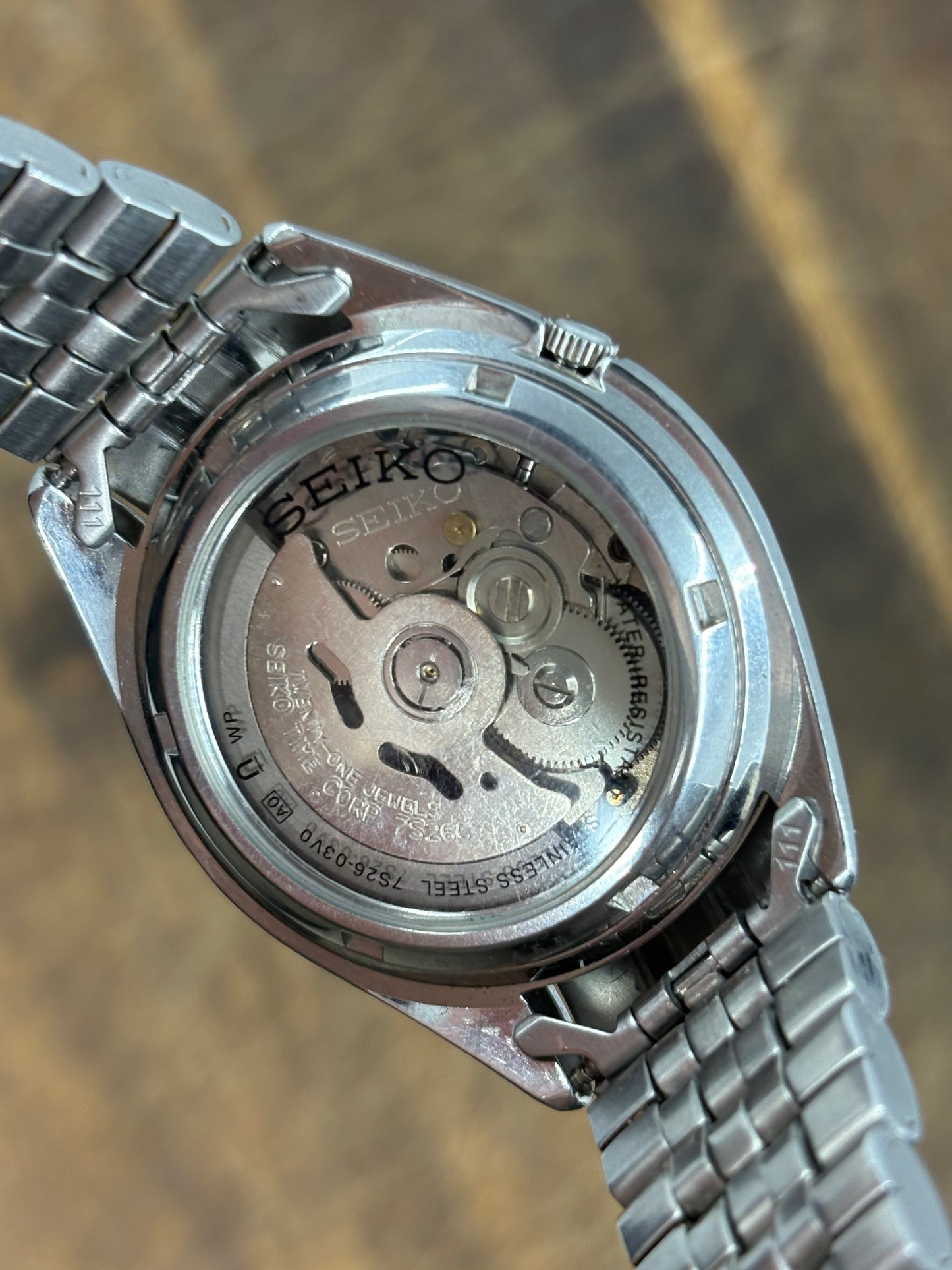 Seiko 5 Automatic – Black Roman Dial – Vintage