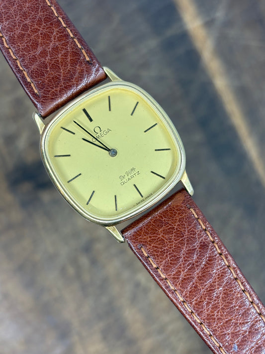 Omega De Ville Quartz – Gold Dial – Vintage