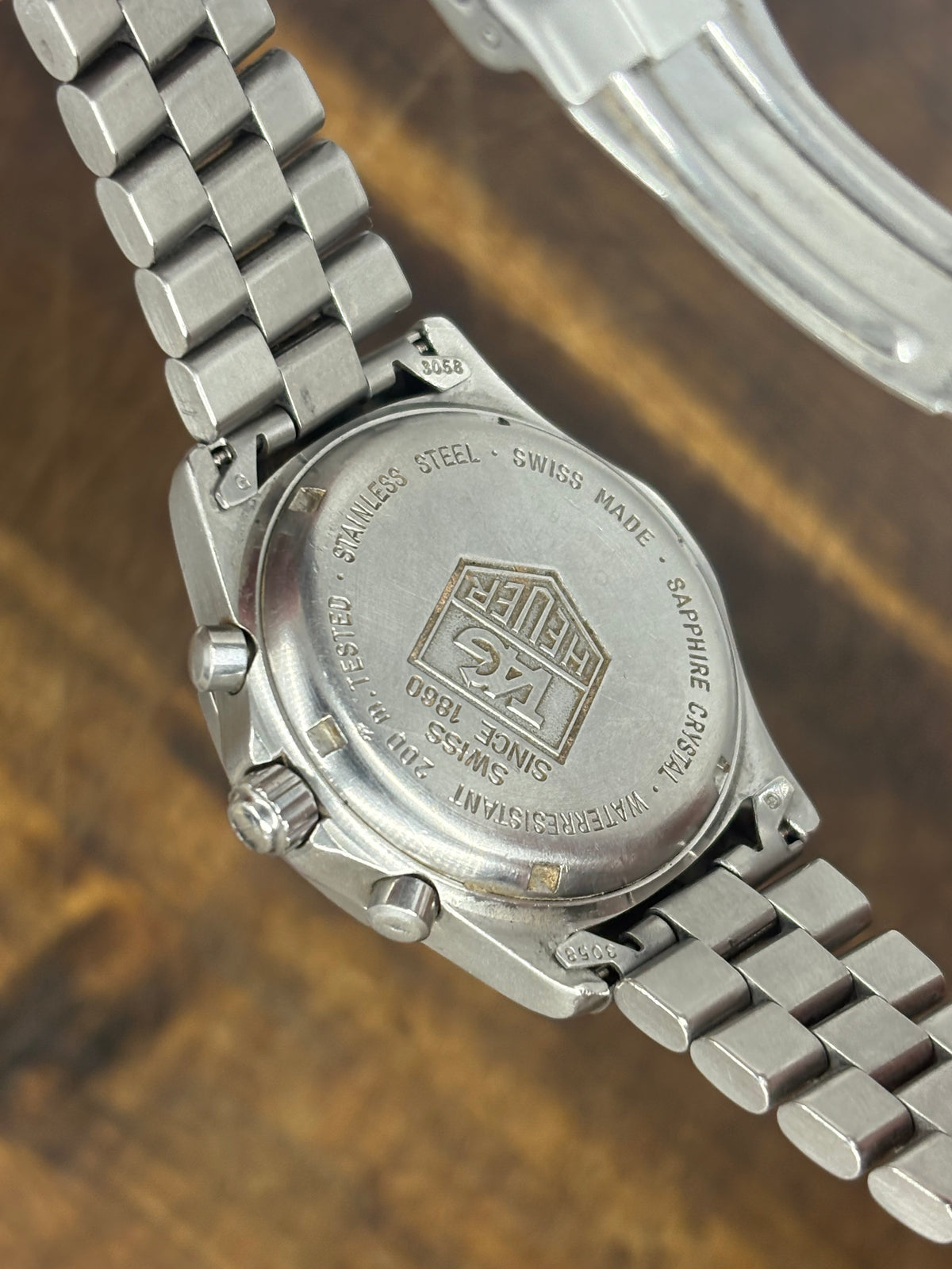 TAG Heuer Professional 2000 Chronograph – White Dial – Stainless Steel – Vintage