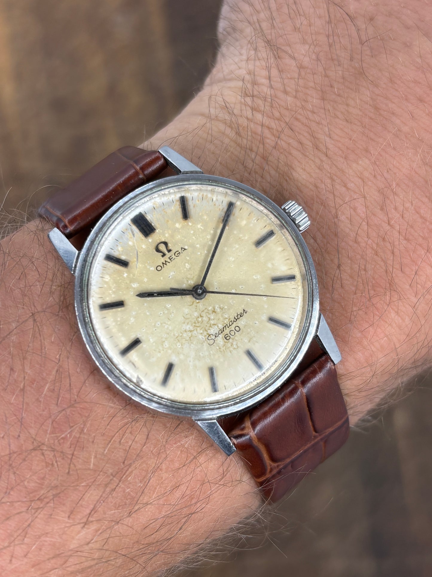 Omega Seamaster 600 | Manual Wind | Vintage Swiss Watch | Patinated Dial