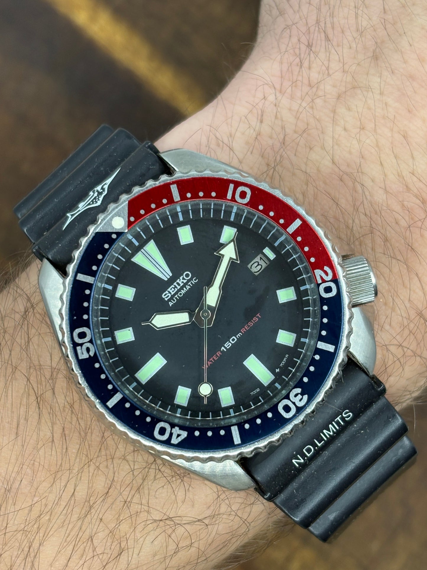 Seiko Automatic Diver – Pepsi Bezel (150m)