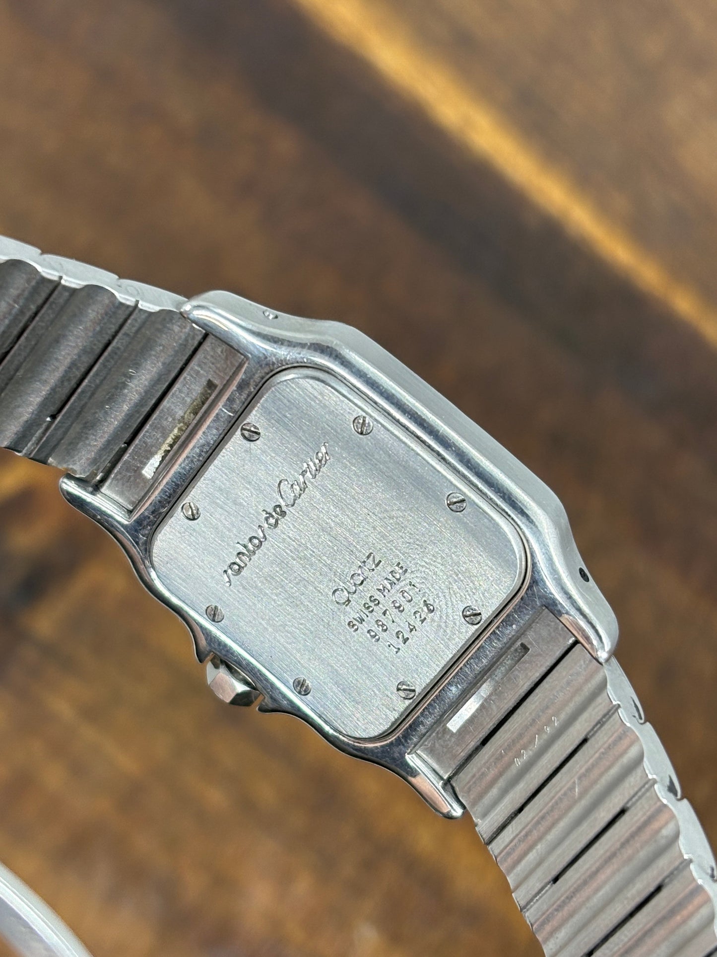 Cartier Santos Galbée Tropical dial